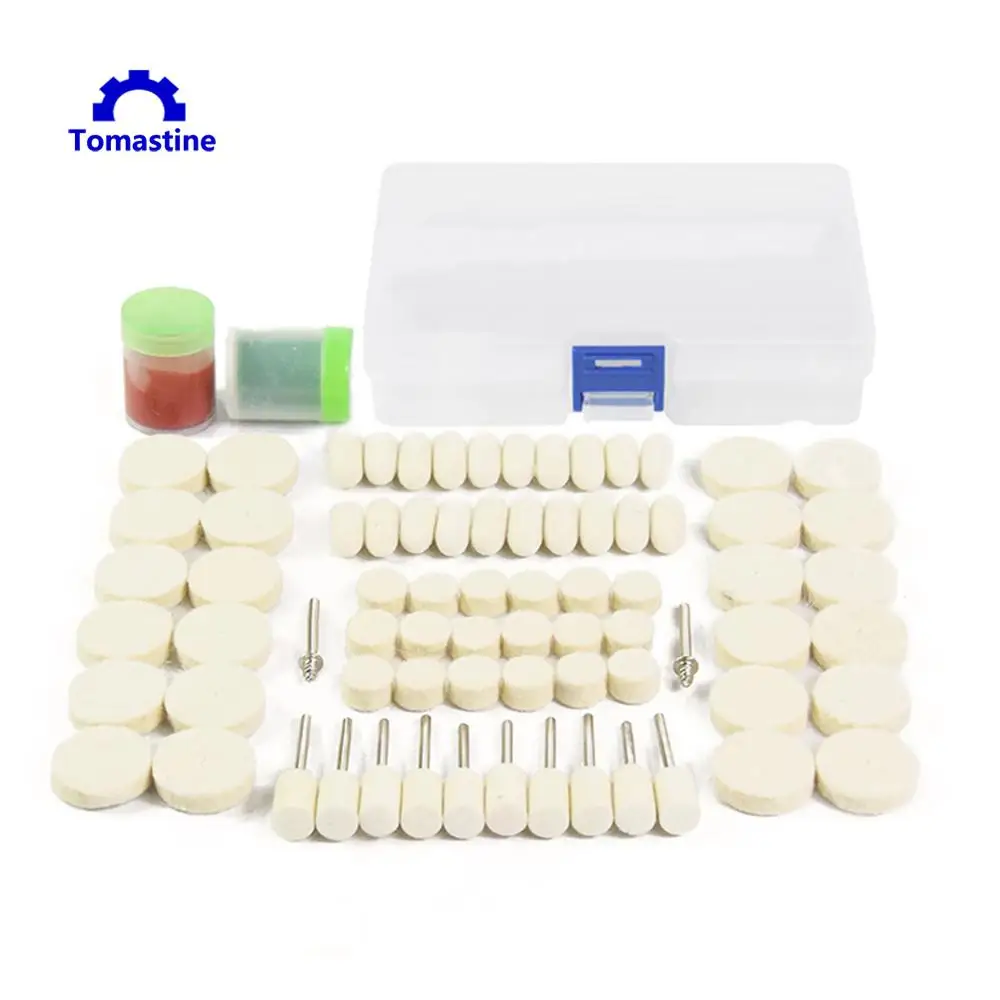 76 шт. шерстяной войлок для полировки шлифовального круга Шлифовальная головка