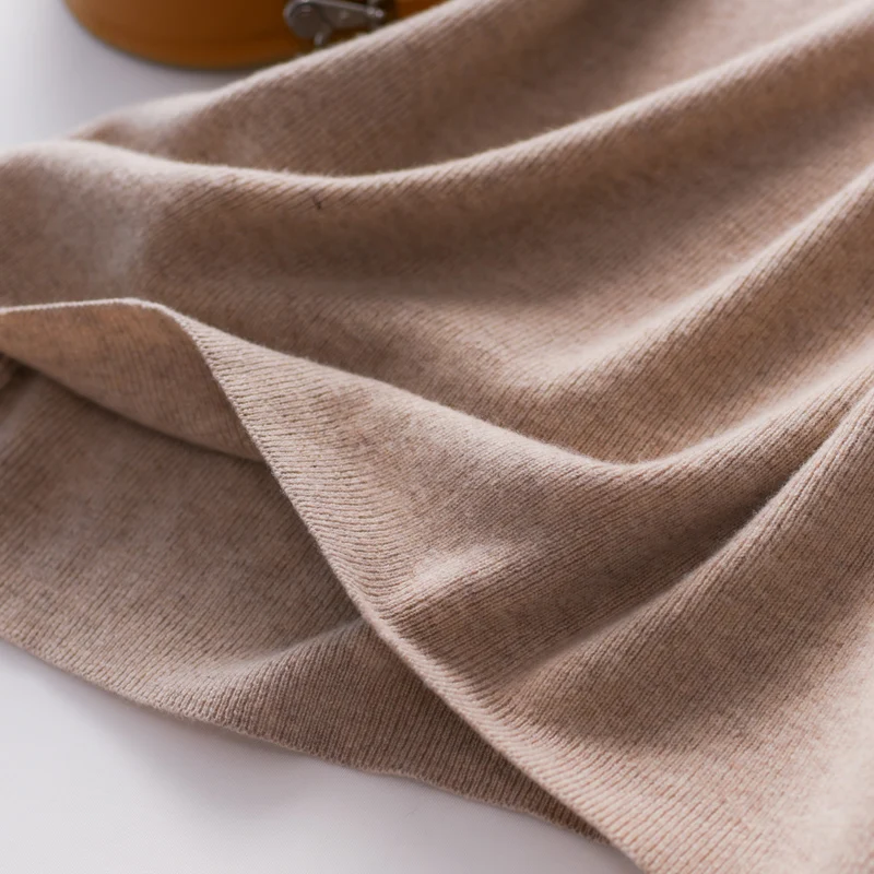 Новинка 2021 Женская осенне-зимняя юбка средней длины из 100% чистой шерсти