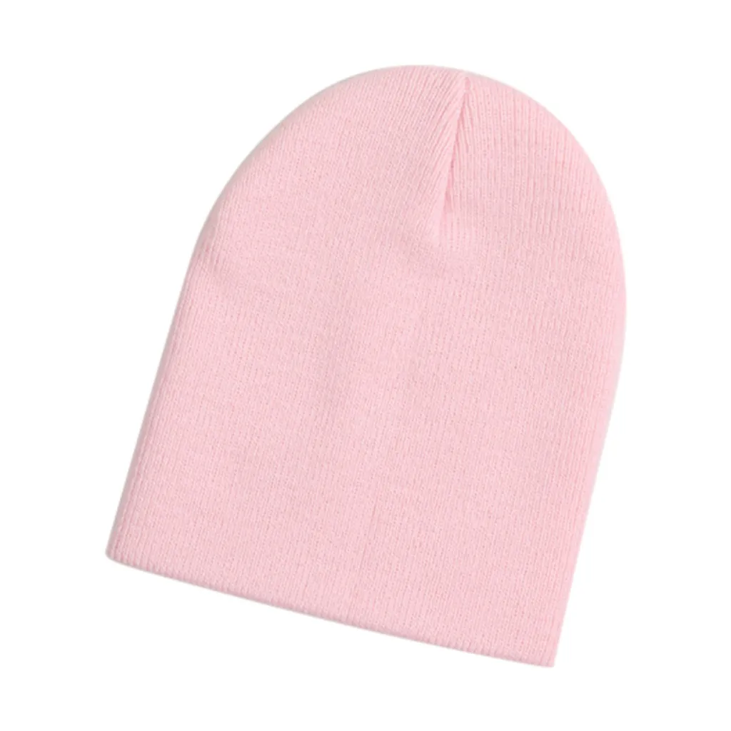 Повседневные зимние вязаные шапочки для детей высокое качество мягкая