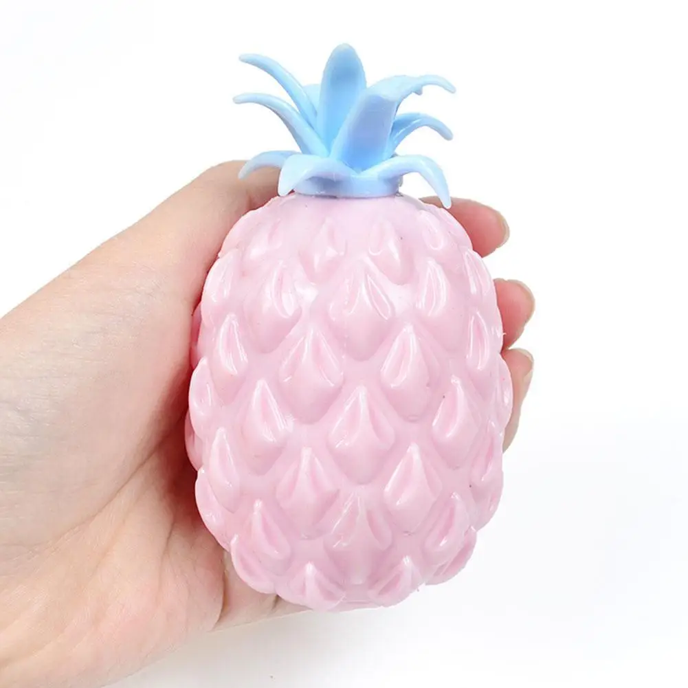 

Pinch Music Decompression Pineapple Simulation Vent Fruit Color Beads Small Pineapple Toy