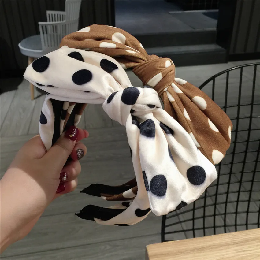 Модная тканевая повязка для волос в Корейском стиле женщин и девочек модная