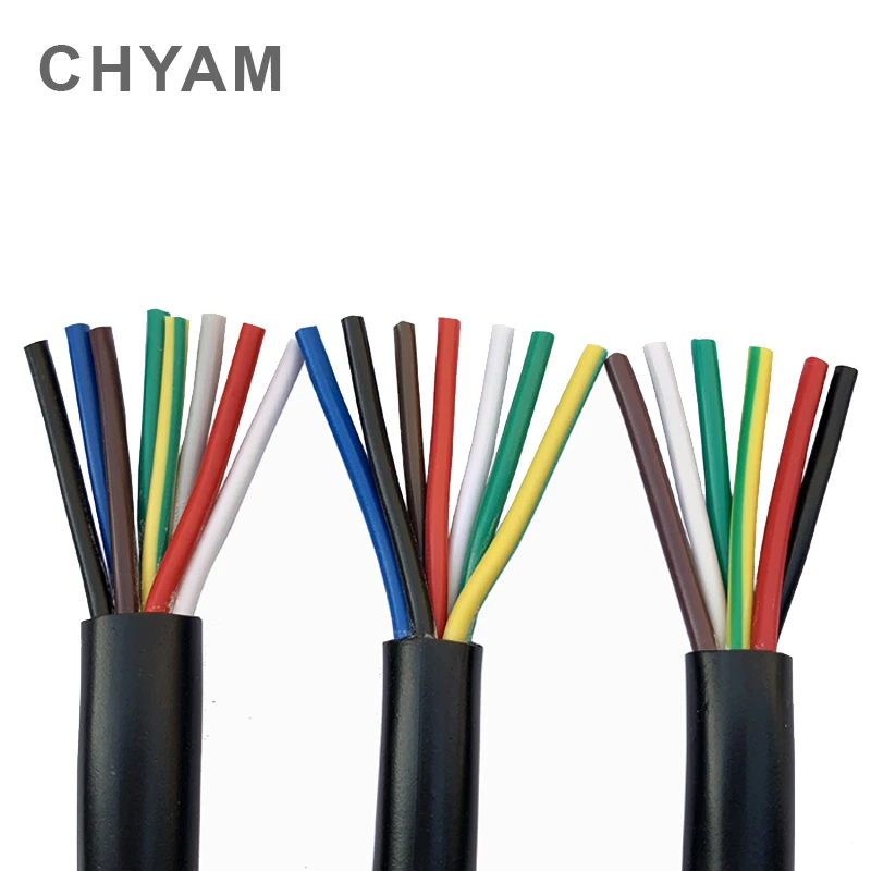 17 AWG 1mm2 RVV 2/3/4/5/6/7/8/10/12/14/16/18 штифты сердечников медный проводник Электрический