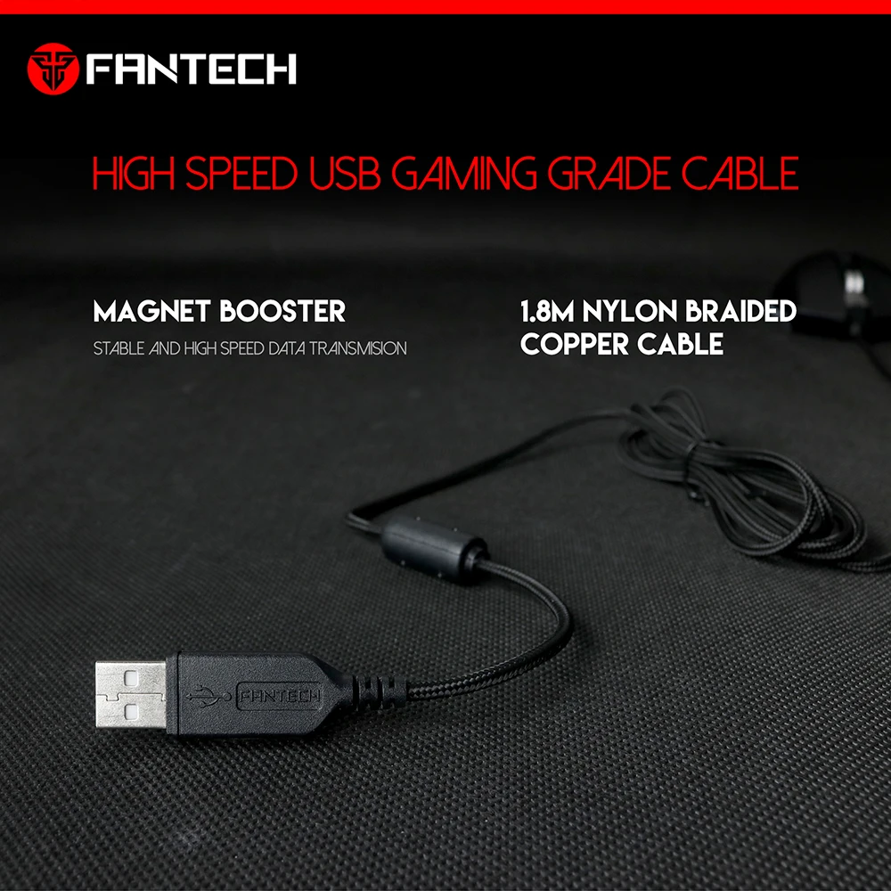 Fantech X5S игровая мышь 4800 dpi RGB Проводная usb-мышь 6 кнопок макро для PUBG CS FPS мышь геймер компьютерная мышь