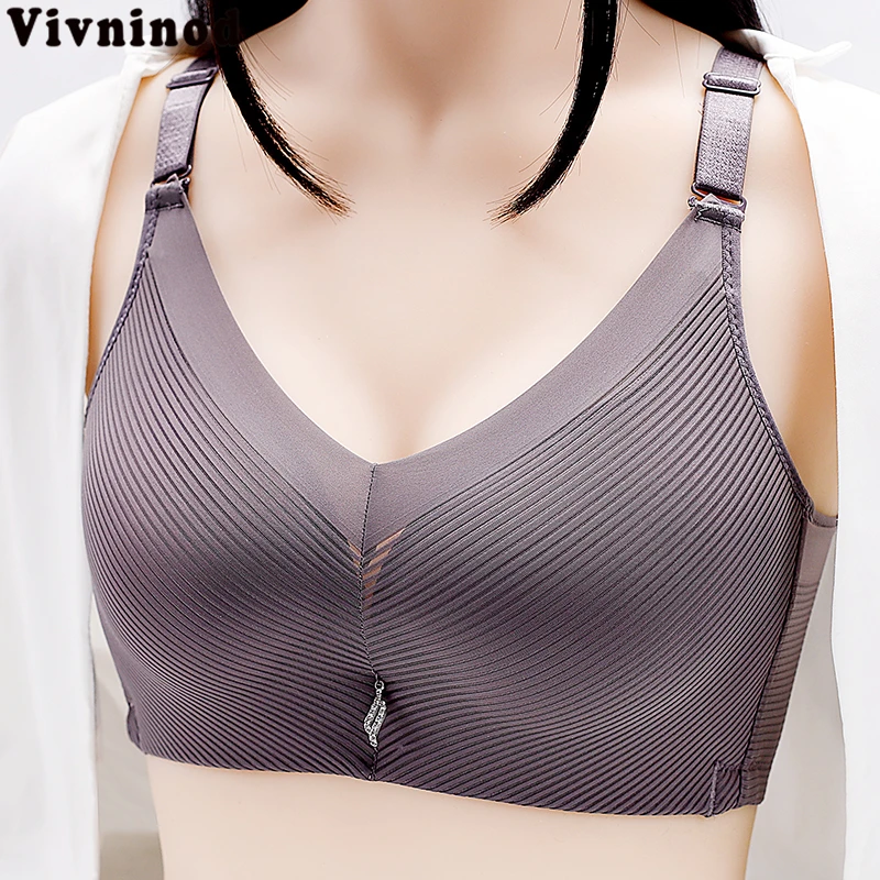 Бюстгальтер женский бесшовный кружевной пуш-ап без косточек | Женская одежда