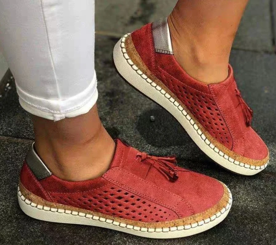 

Women Flats Autumn Leather Women shoes Flat Casual Ladies Slip On Loafers Cow Driving Shoes footwear 35-43