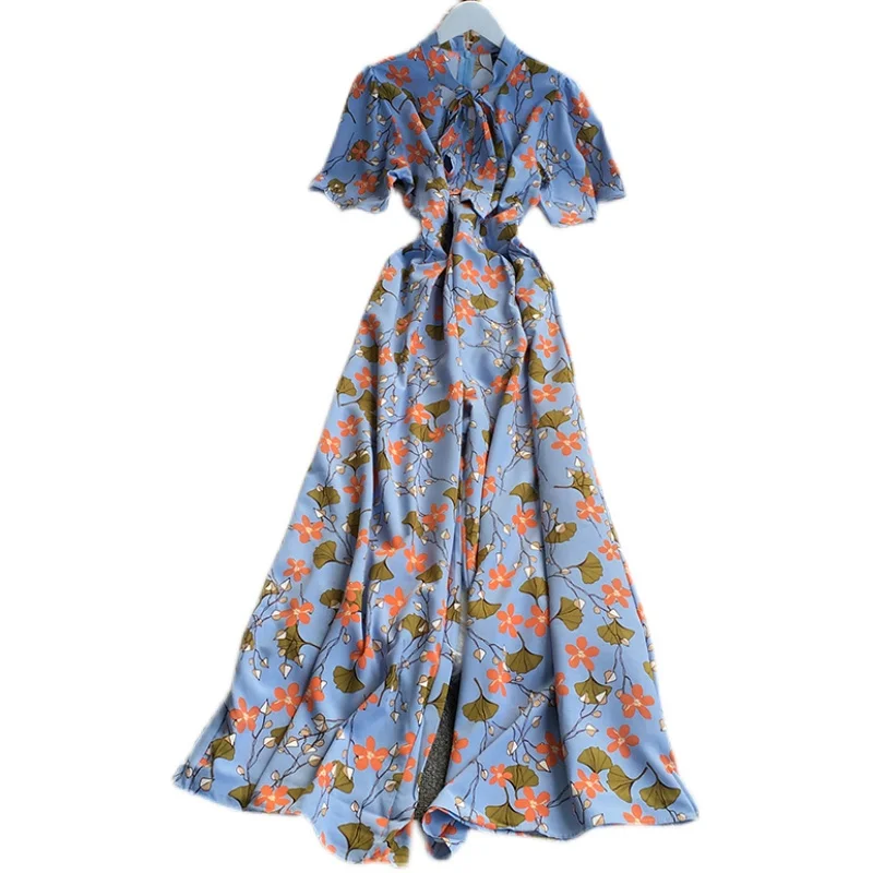 Женский комбинезон с широкими штанинами повседневный плиссированный V-образным