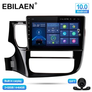 EBILAEN автомобильный мультимедийный плеер для Mitsubishi Outlander 3 2012-2018 Android 10,0 Авторадио GPS навигация DSP IPS головное устройство стерео
