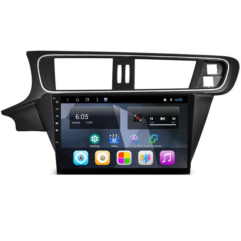 NAVITOPIA 10 1 дюймов 2G ram 32G rom Восьмиядерный Android 8 Автомобильный gps навигация для Citroen C3