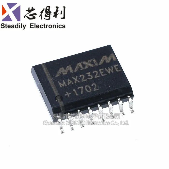 10 шт./лот Новый MAX232 MAX232CWE MAX232EWE RS-232 Transceiver SOP16-7.2 Wide-Body