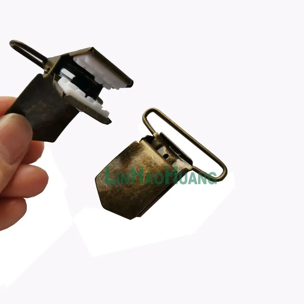 30 шт./лот 36 мм 1 42 дюйма металлический зажим для подтяжек держатель брюк ремня