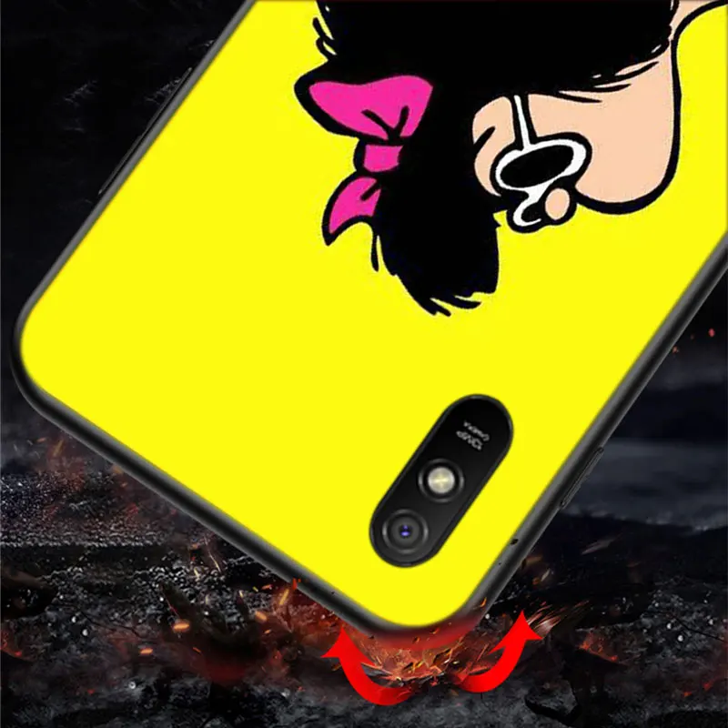 

Animated cute Mafalda For Xiaomi Redmi K30S K30 K20 10X Pro Ultra 9 9I 9A 9C G0 8 8A 7 7A 6 6A 5 5A 4X S2 Phone Case