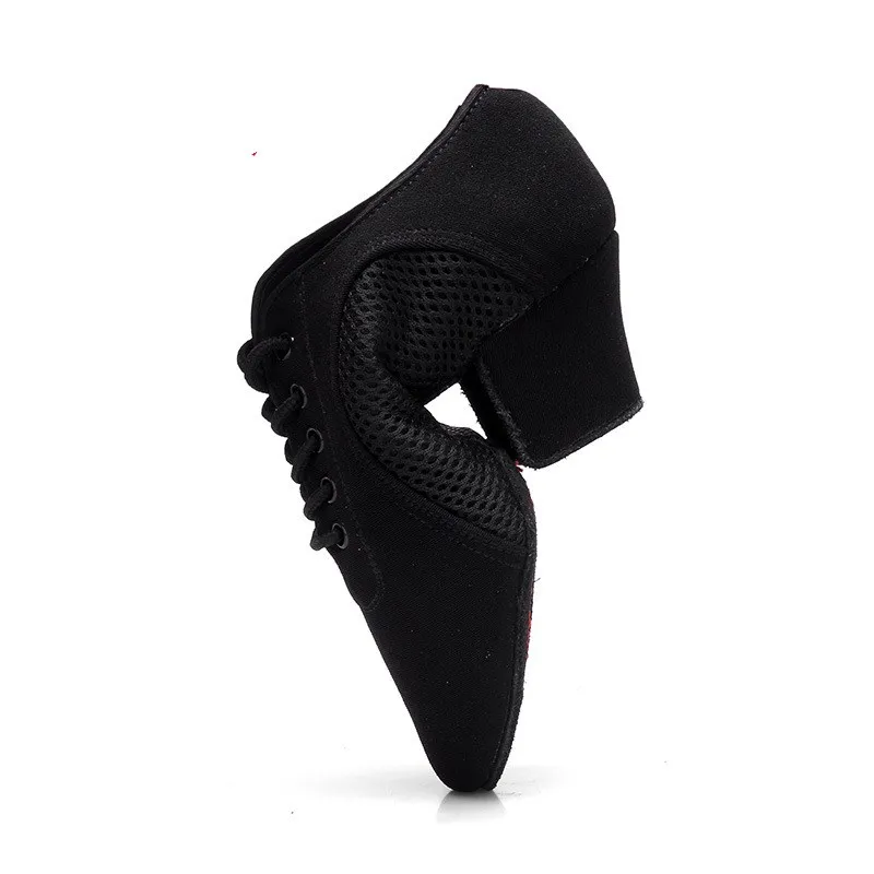 Женские танцевальные туфли тканевые Туфли оксфорды с мягкой подошвой для