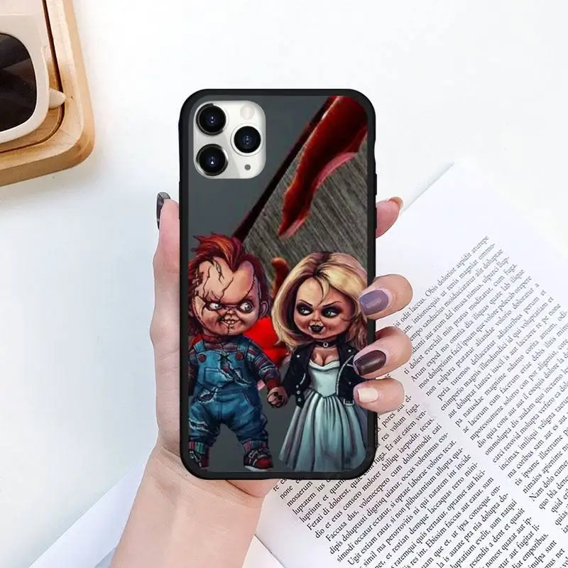 

CHUCKY horror movie Phone Case for iPhone 11 12 pro XS MAX 8 7 6 6S Plus X 5S SE 2020 XR Luxury brand shell funda coque