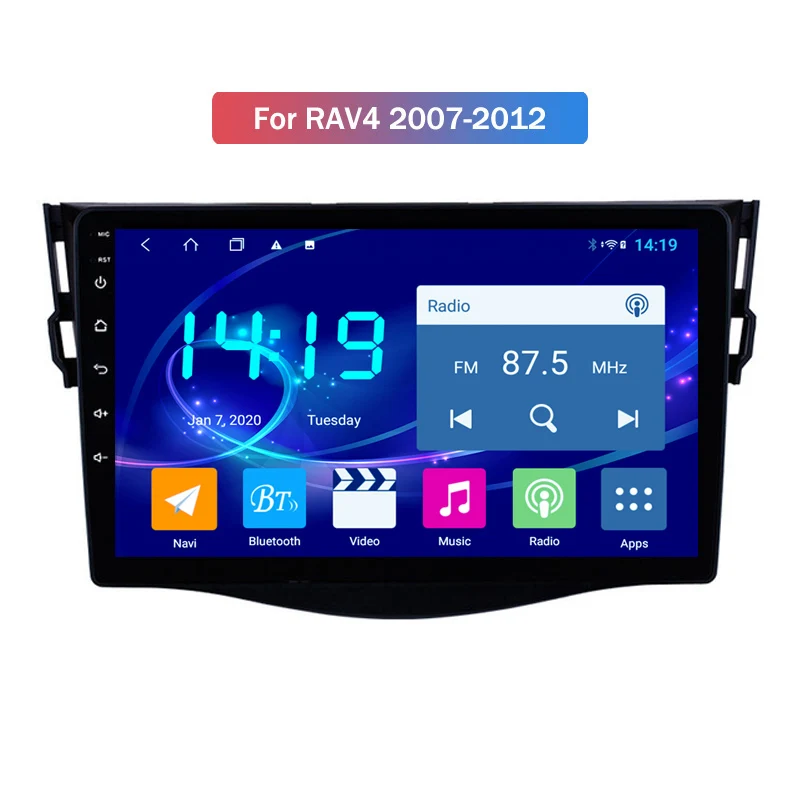 

Автомобильный радиоприемник 9 дюймов IPS 4G + 64G Android 10 Автомобильный GPS-навигатор для Toyota RAV4 2007-2012 с 4G LTE DSP CARPLAY