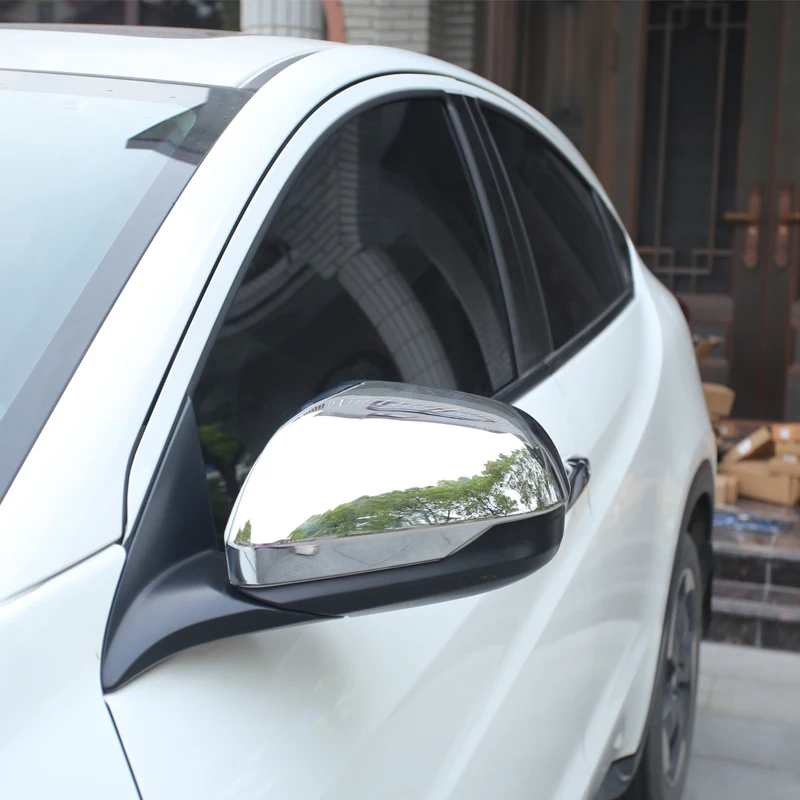 

Car Rearview Mirror Cover for Honda HR-V HRV Vezel 2014-2017 ABS Chrome Car Rear View Mirror Protection Strips Trim Sticker
