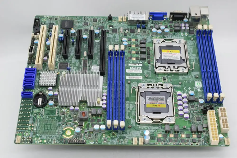 Для Supermicro X8DTL-iF 1366 pin DDR3 поддерживает REGECC dual X58 сервер оригинальная подержанная материнская плата