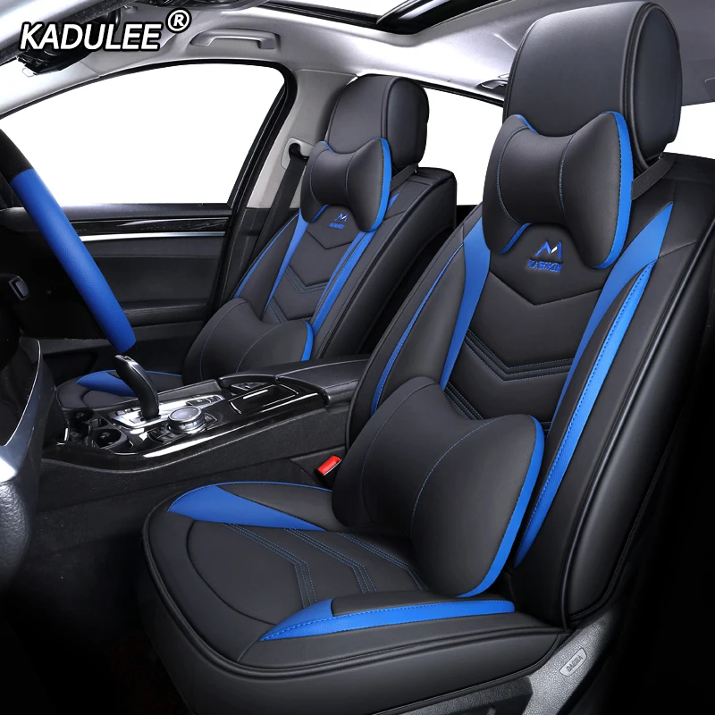Кожаные чехлы KADULEE для автомобильных сидений toyota wish rav4 chr auris camry verso prado avensis corolla