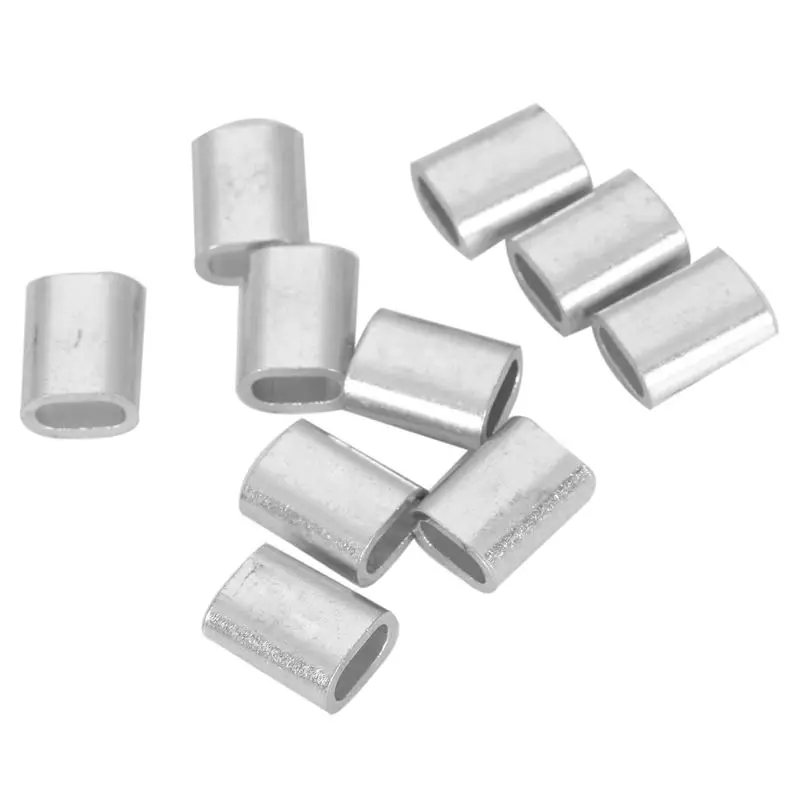 10 шт 3 мм из алюминиевого сплава наконечники для проводов веревок | Обустройство
