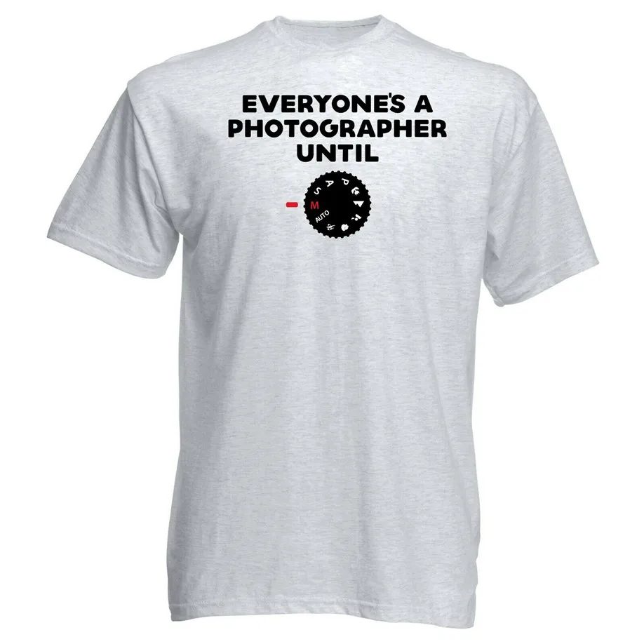 Everyone'S фотографа до ручной для футболок-фотография подарок на день рождения Топ