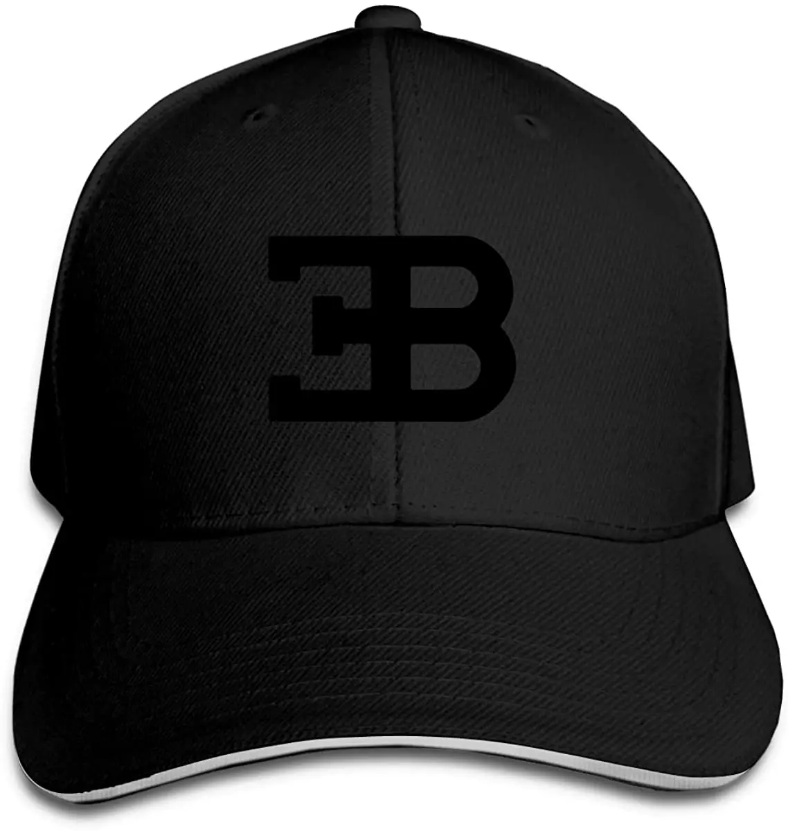 

New Bugatti Automobile Logo Cotton Hat for Unisex Black