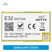 sx1276 lora wireless module 100mw e32 900t20s 868915mhz support air wake up smd long range wireless module date transceiver