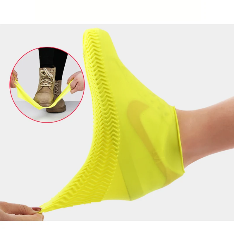 

Многоразовые водонепроницаемые бахилы, сапоги, силиконовый материал, унисекс, защита для обуви, резиновые сапоги для дома, улицы, дождливых ...