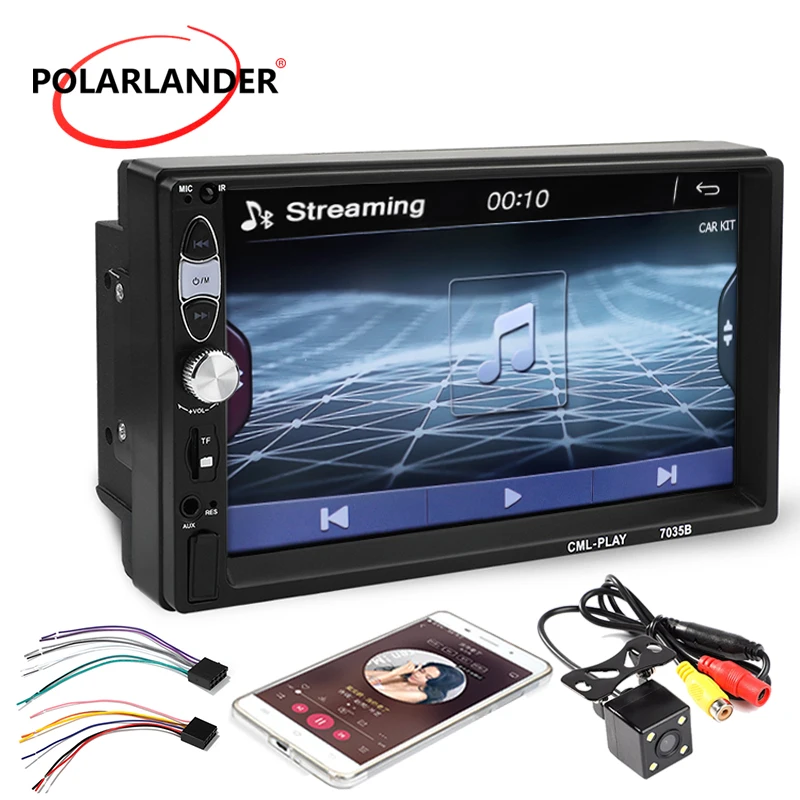 Автомагнитола 2 Din 7 дюймов мультиязычная стереосистема Mirror Link MP5 MP4 Bluetooth 2018 новый