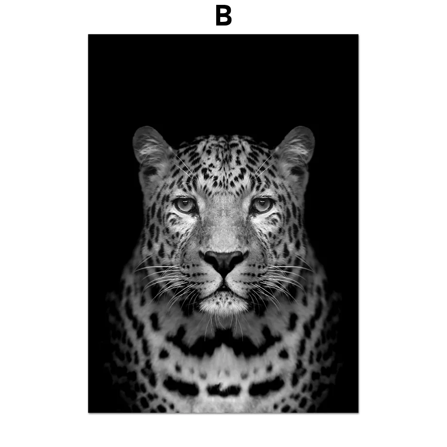 Лев леопард тигр Горилла Орел настенная Картина на холсте скандинавские постеры