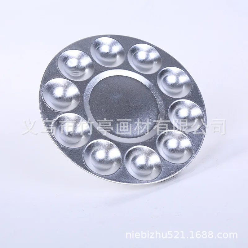 Круглая краска металлическая палитра водный цвет пропиленовый пигмент для