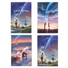 Аниме фильм, рисунок на холсте Your Name Kimi No Na Wa, плакаты, Мультяшные настенные картины для гостиной, домашний декор
