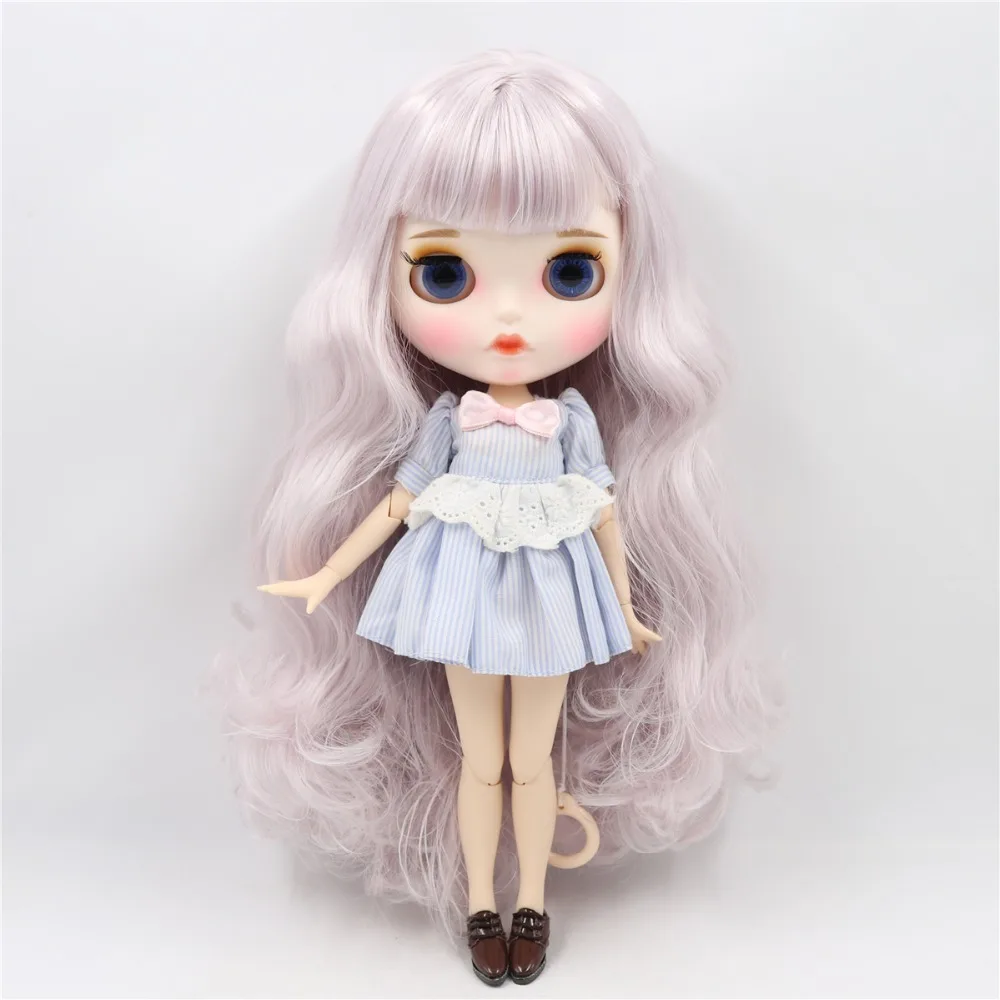 Кукла ICY DBS Blyth одежда голубого и розового цвета платье с леггинсами прекрасный