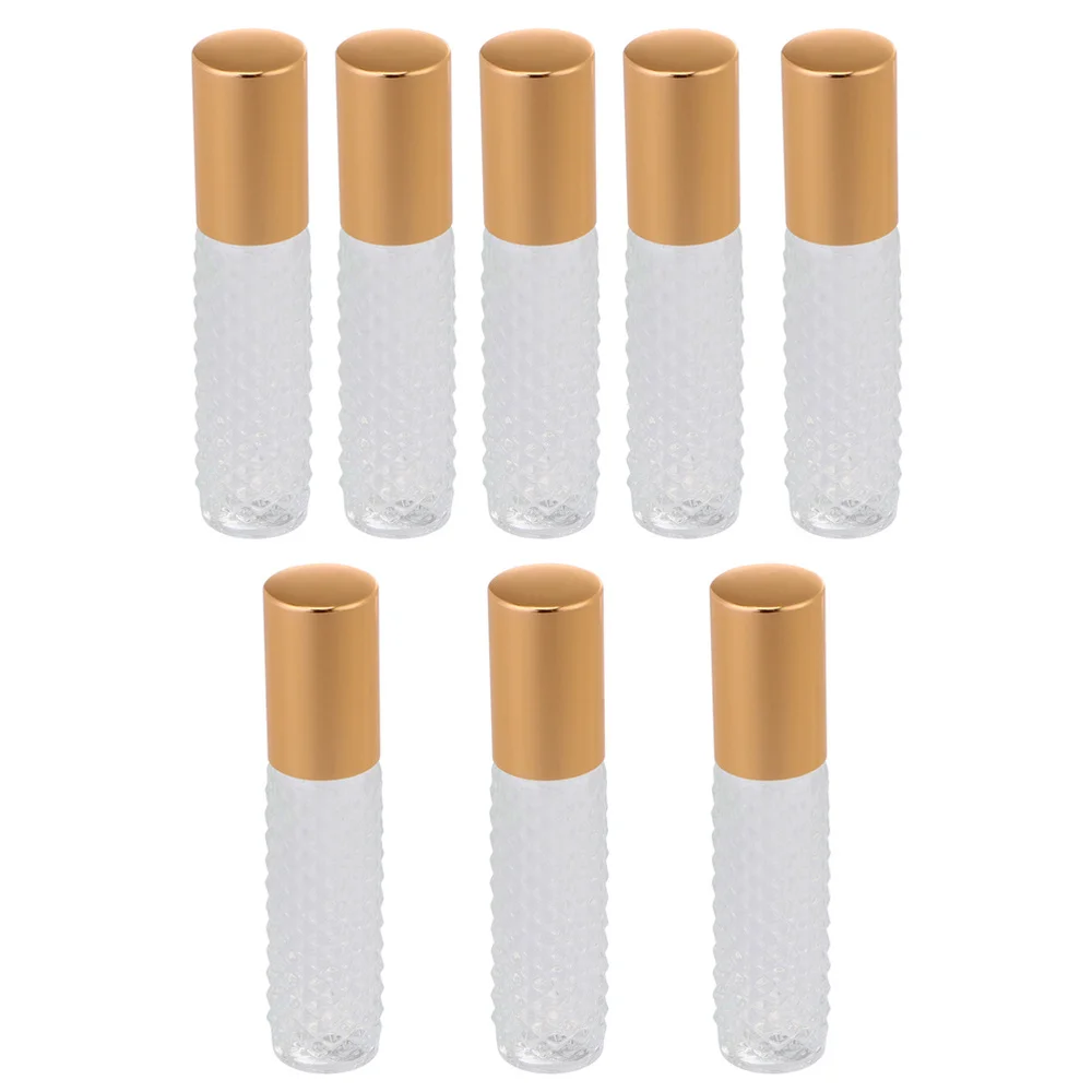 

8pcs 8ml Refillable Essential Oil Bottles Roller Bottles Perfume Sub-bottle