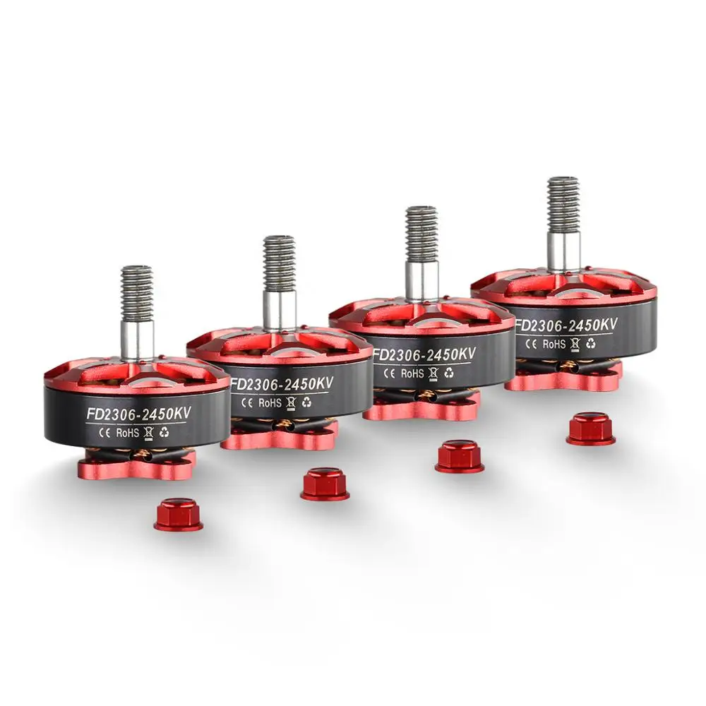 HGLRC вперед FD2306 2450KV 4S 1600KV 6S rc бесщеточные двигатели для гоночного дрона