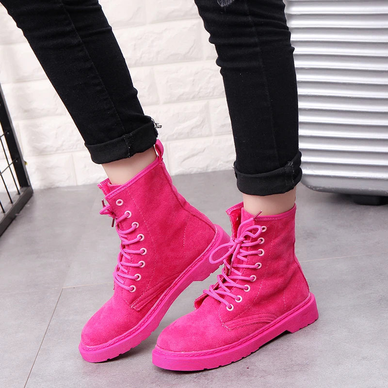 Ботильоны женские кожаные на шнуровке с плюшевой подкладкой батальных размеров |