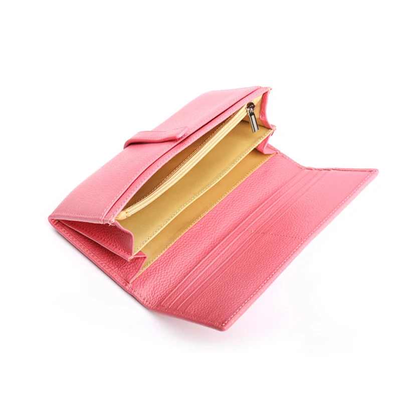 GENMEO Роскошный кошелек из натуральной кожи женский кожаный модный клатч с