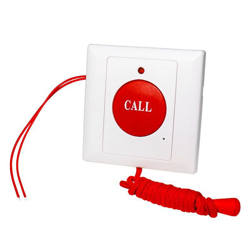 

SOS Pull-Rope Emergency Button Wall Panel Fire Alarm Manual Button For Elderly/Patient Use At Home Hospital Nursing Home Hotel