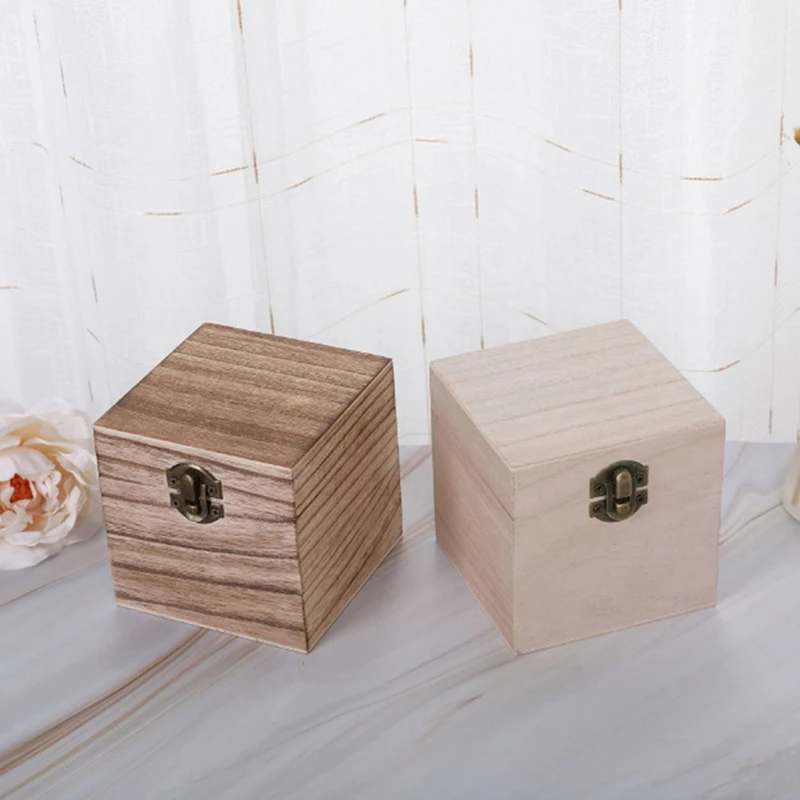 Деревянный ящик из адамова дерева Почтовые открытки органайзер для хранения