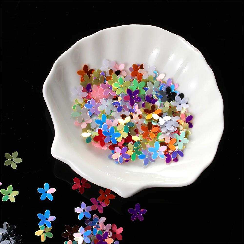 10 г/пакет розовая Сакура блестки конфетти сделай сам поделки 5 мм сладкая вишня