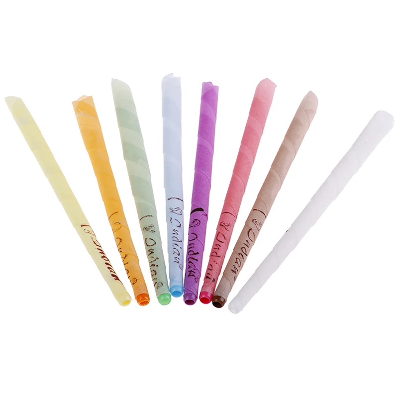 

10PCS Natural Candling Earwax Ear Cleaning Candle Treatment Ear Wax Cleaner Massage Removal Indian Coning Fragrance Ear Candle