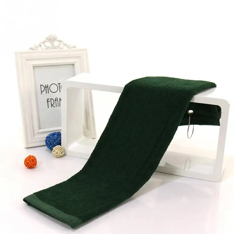 Полотенце для гольфа 32*40 см с крючком хлопковое мягкое 4 цвета полотенце очистки