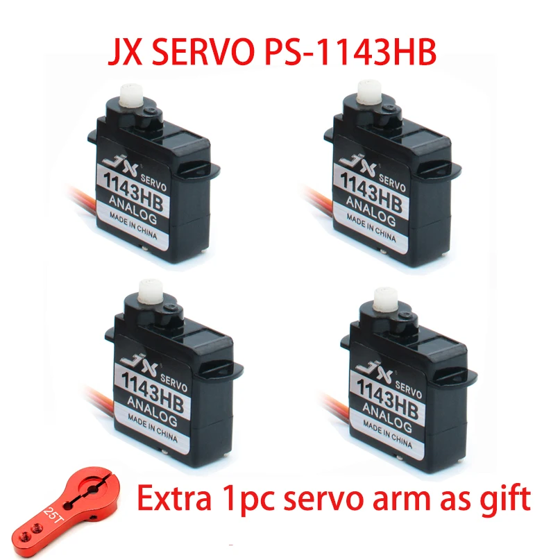 JX PDI-1143HB 4 3 г пластиковая Шестерня цифровой Бессердечный сервопривод Мини