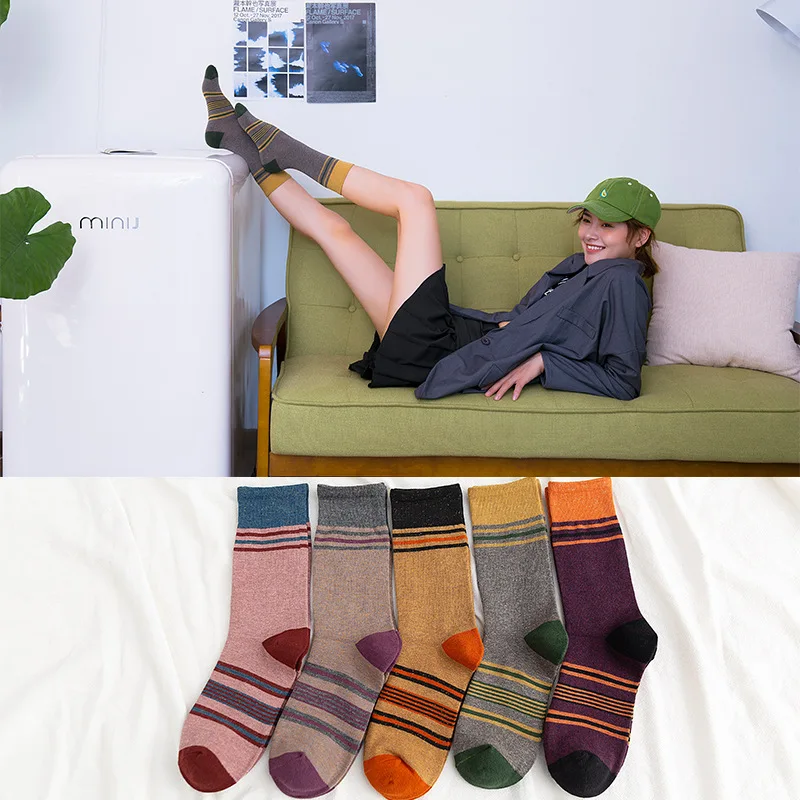 12 пары/компл., женские высококачественные зимние носки, осенние носки для девочек, оптовая продажа, женские носки, фабрика от AliExpress WW