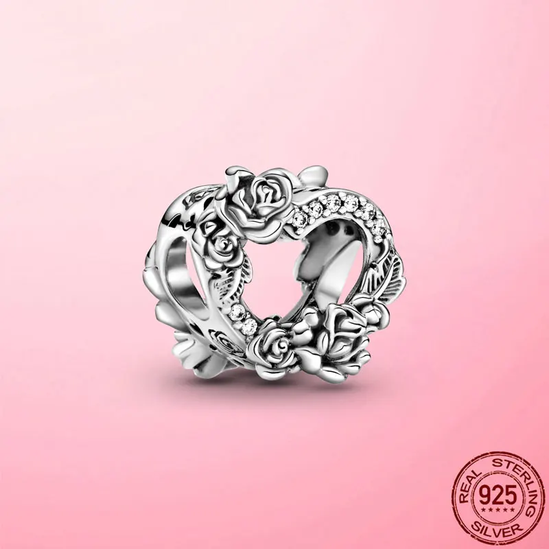 Бусины ювелирные изделия серебро бесконечность любовь мама сердце в подвеска