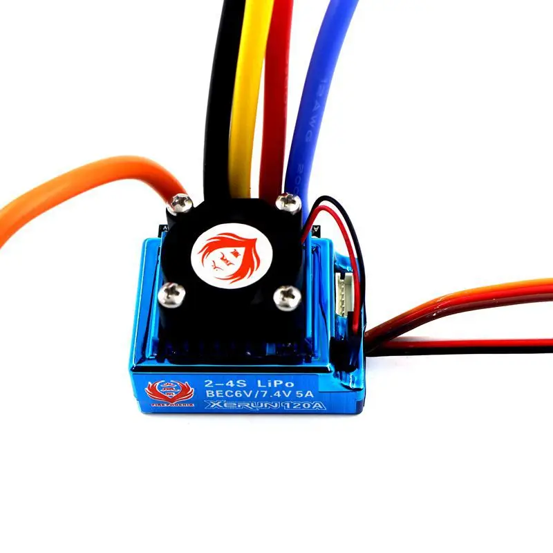 Высокое качество 7 4 V 120A RC лодка с датчиком бесщеточный ESC электрический регулятор