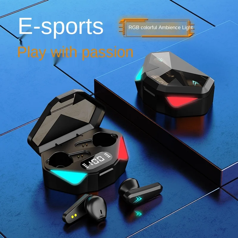 

X15s TWS Wireless Headphone Gaming Earphone Stereo Bluetooth-Compatible Earbuds Headset With Microphone For Xiaomi Huawei Iphone