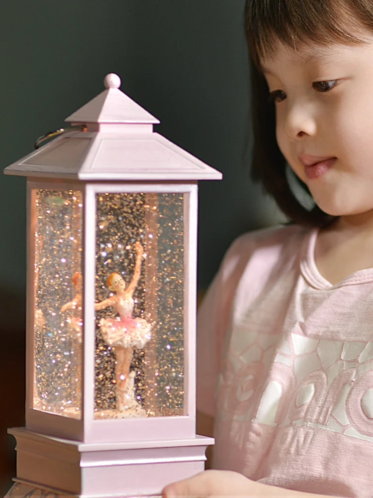 

Christmas music box crystal ball children dance ballet girl octa-tone box girl princess girl birthday present