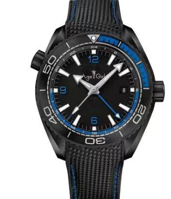 

Luxury New Men Automatic Mechanical GMT Blue Red Black Ceramic Bezel Stainless Steel Sapphire Canvas Rubber Watch 44mm