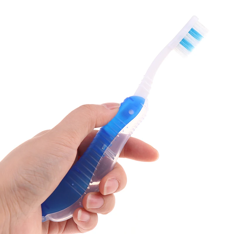 

10pc Travel Toothbrush Compact Folding Hygienic Pocket Holiday Camping Folding comb Hygiene Oral Cleaning Tools