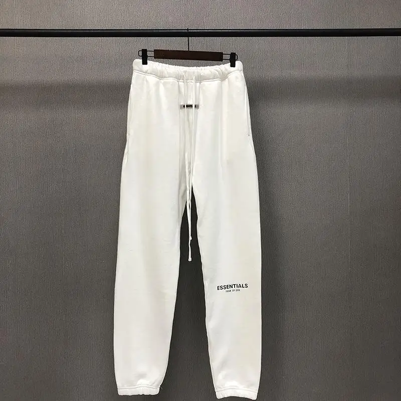 

Cotton Pants Men FOG ESSENTIALS Unisex Street Sweatpants Kanye West Jerry Loose Ovesized Trousers Hip Hop Casual Pants