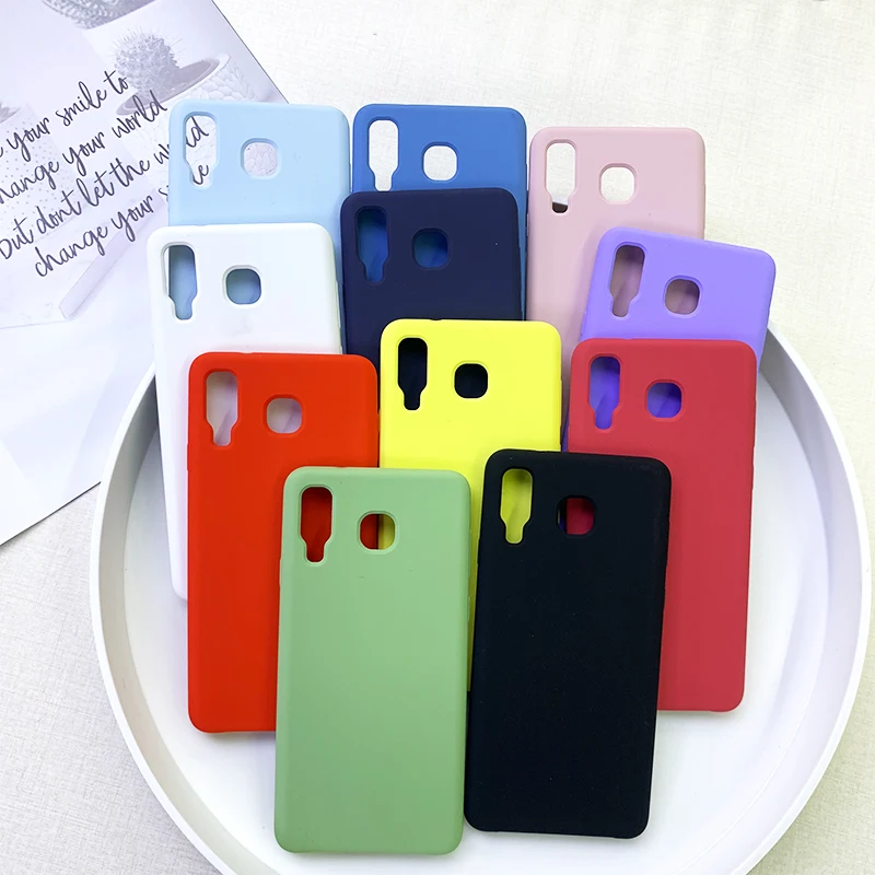 Мягкая накладка из жидкого силикона чехол для samsung Galaxy M20 A50 A70 S7 S8 S9 S10 5G Plus edge lite G950